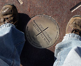 Stand in Four States at One Time